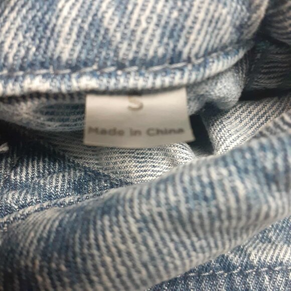 PacSun by Playboy Jacket Blue Denim Long Sleeve Button Up Men's Small Unisex - Picture 6 of 15